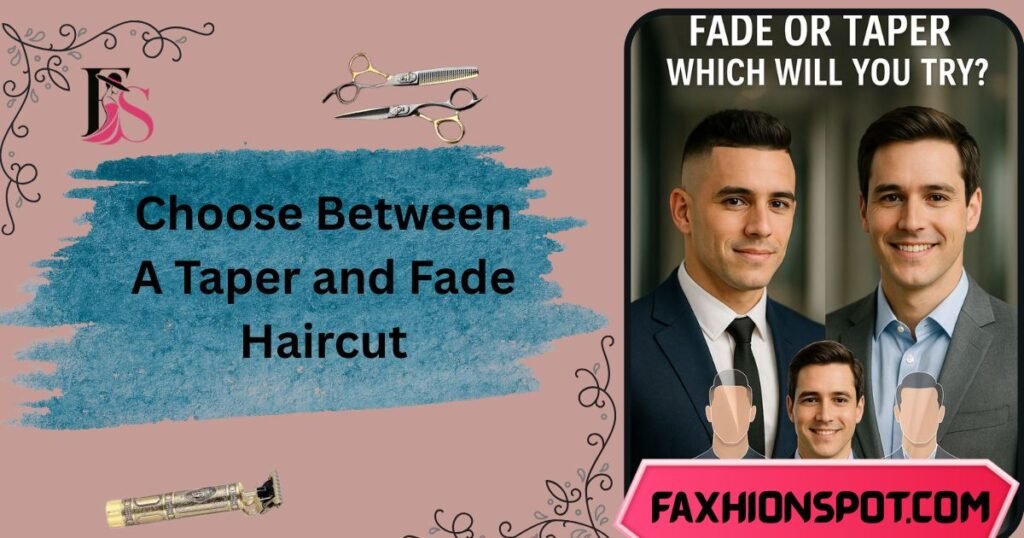 Choose Between A Taper and Fade Haircut