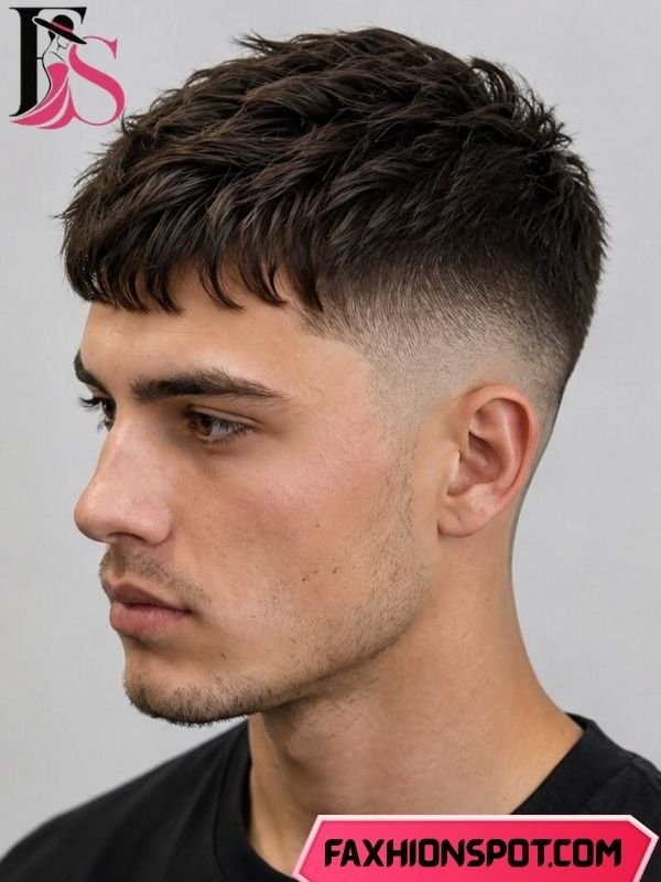Choose French Crop Burst Fade Hairstyles For Men