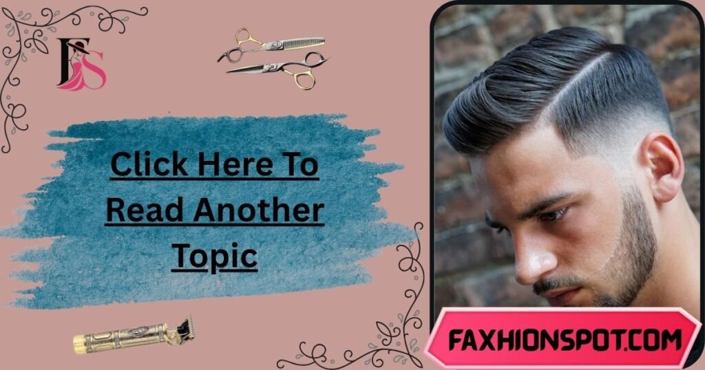 Side Swept Hairstyle with Short Sides