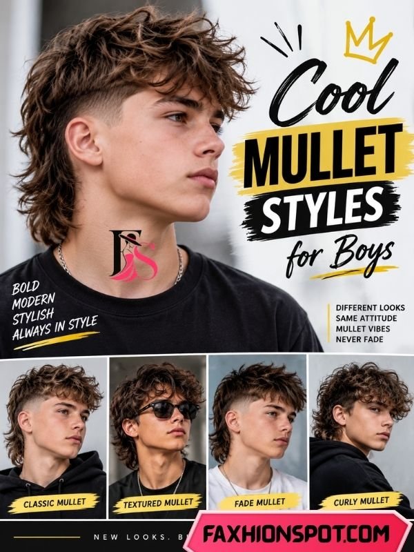 Cool Mullet Styles for Boys