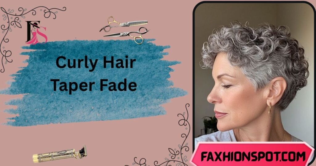 Platinum Blonde Taper Fade Look