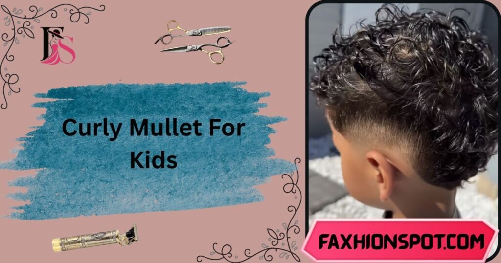 Curly Mullet For Kids