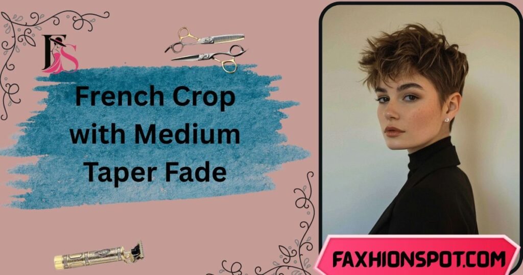 French Crop with Medium Taper Fade