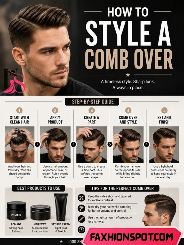 How To Style A Comb Over