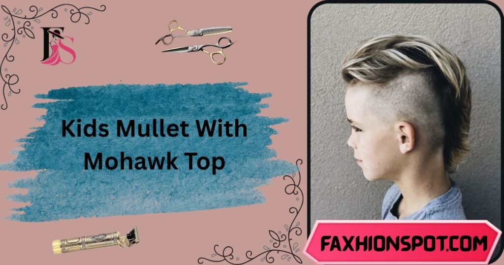 Kids Mullet With Mohawk Top
