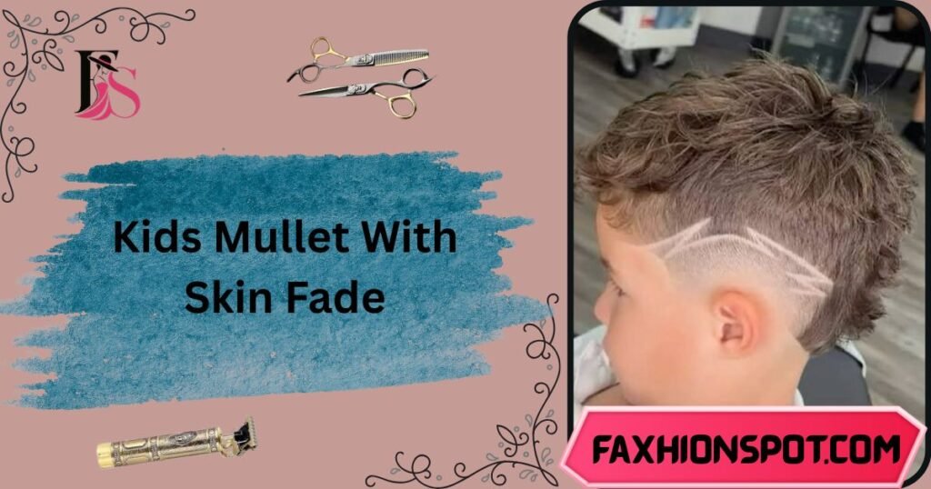 Kids Mullet With Skin Fade