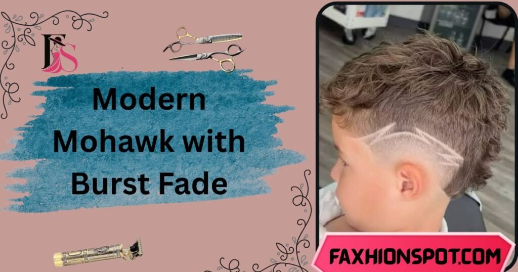 Modern Mohawk with Burst Fade