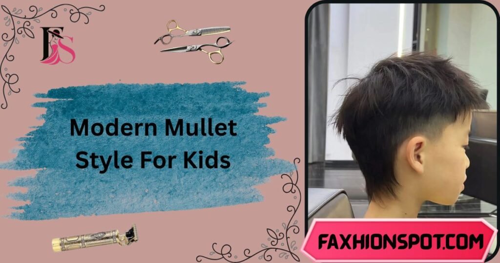 Modern Mullet Style For Kids