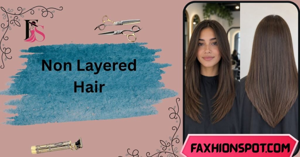 Non Layered Hair