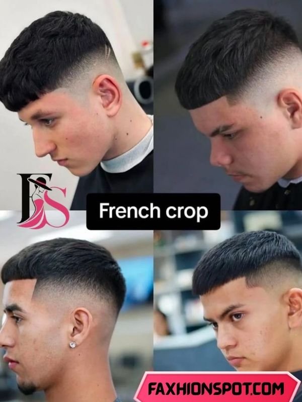 Popular French Crop Burst Fade Hairstyles For Men