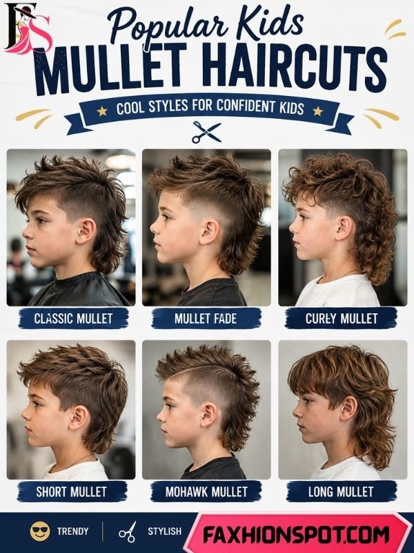 Popular Kids Mullet Haircuts