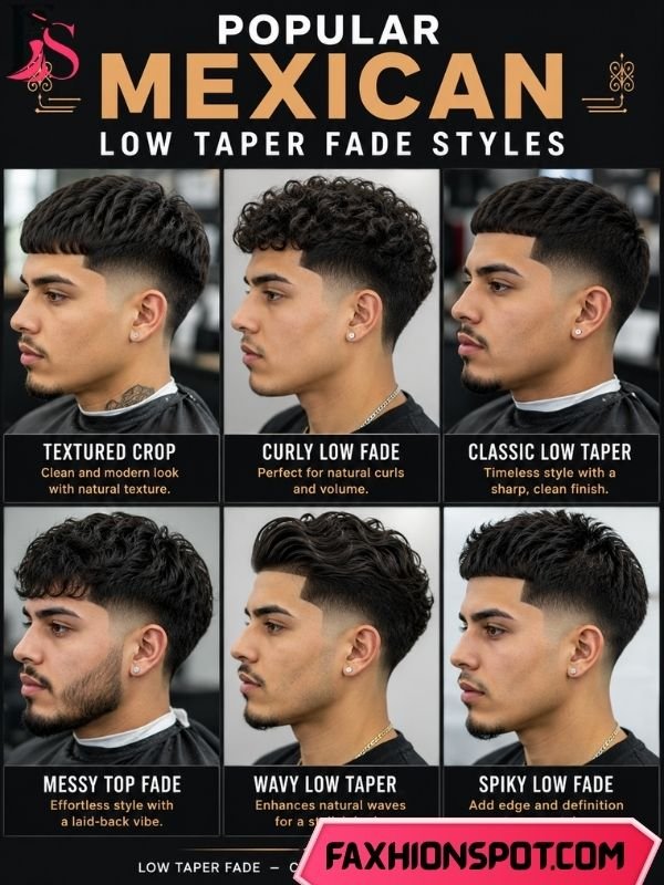 Popular Mexican Low Taper Fade Styles