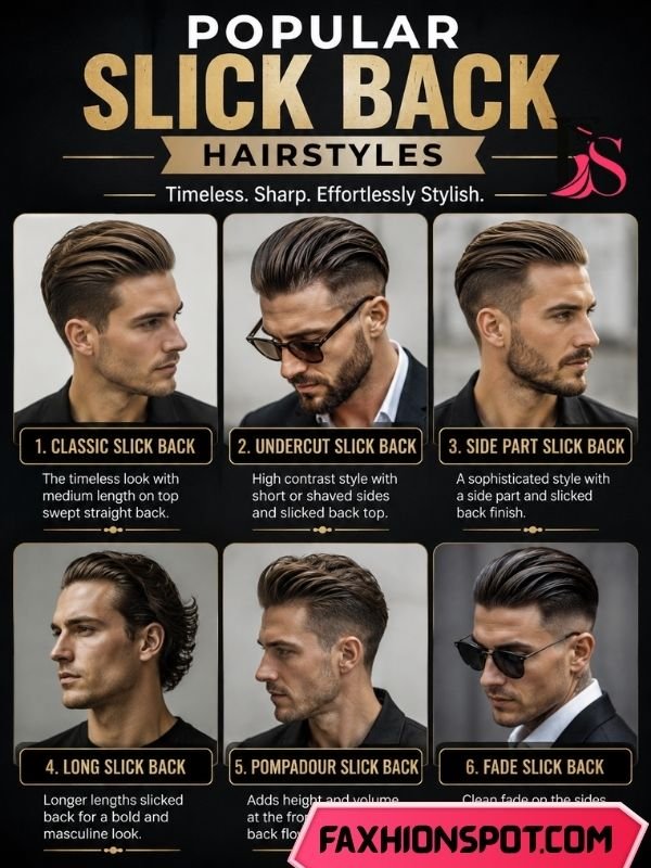 Popular Slick Back Hairstyles