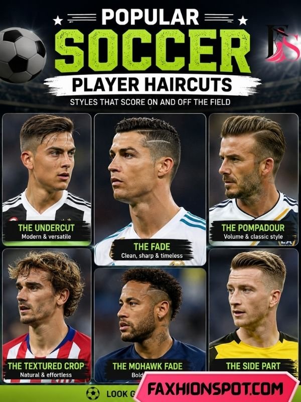 Popular Soccer Player Haircuts