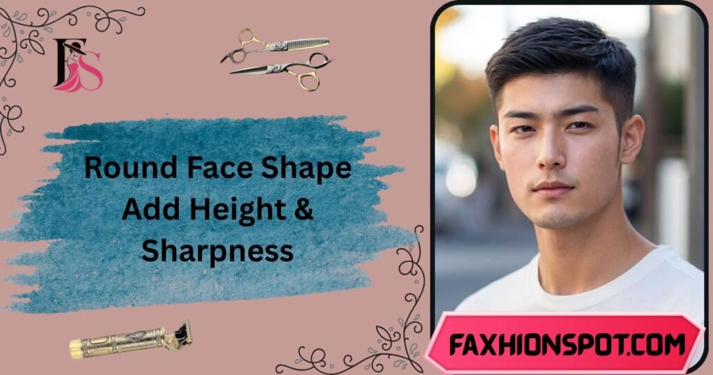 Round Face Shape Add Height & Sharpness