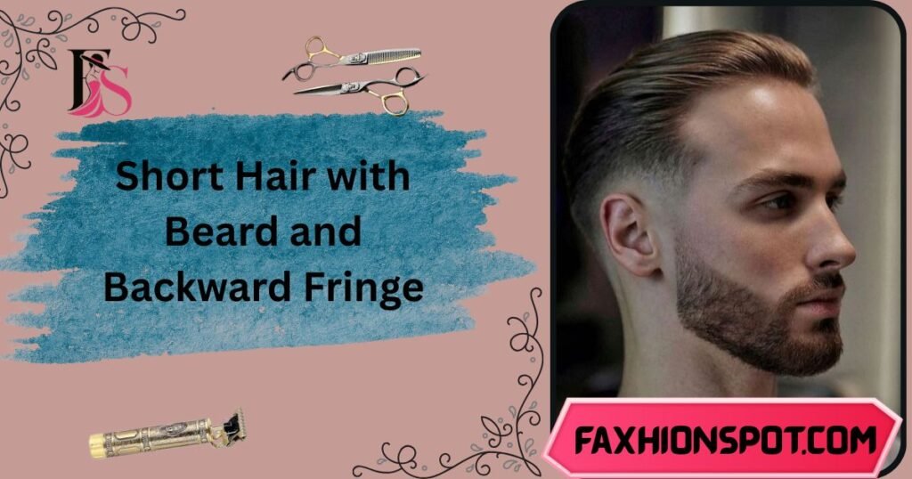 Short Hair with Beard and Backward Fringe