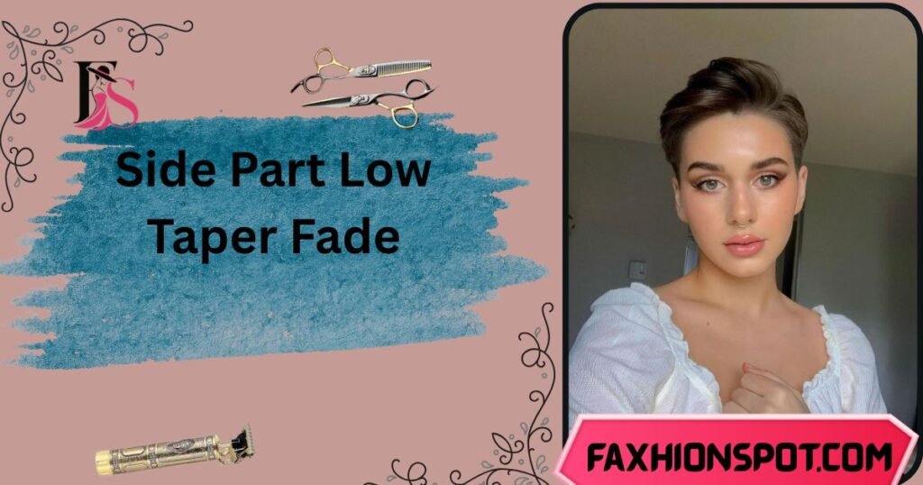 Side Part Low Taper Fade