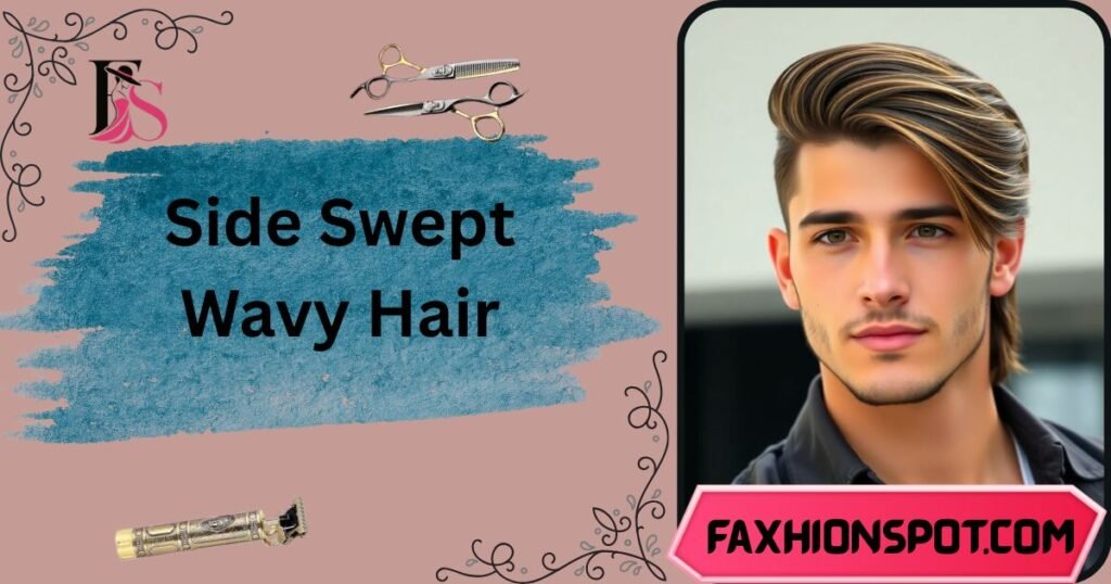Side Swept Wavy Hair