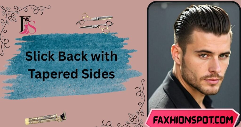 Slick Back with Tapered Sides