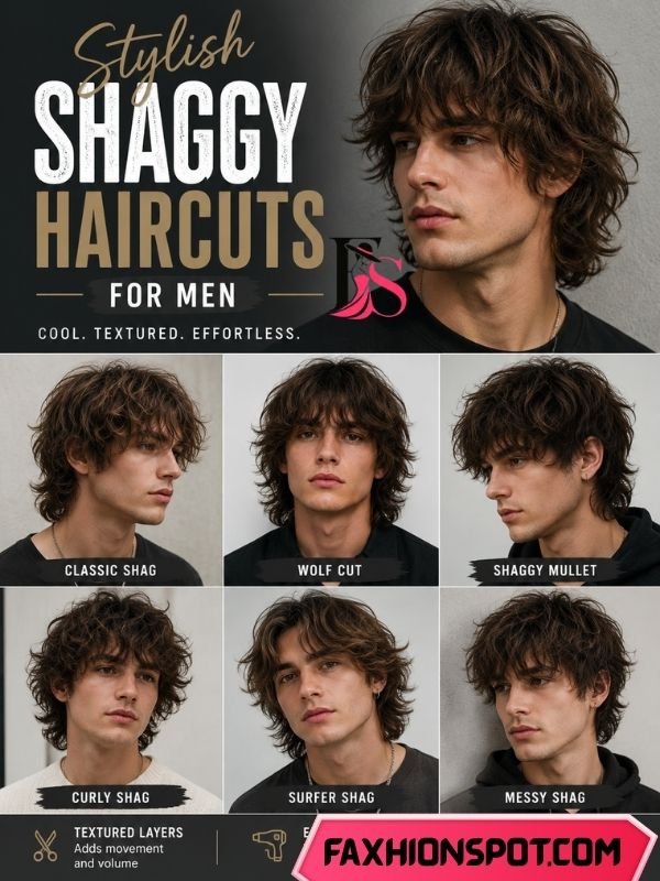 Stylish Shaggy Haircuts For Men