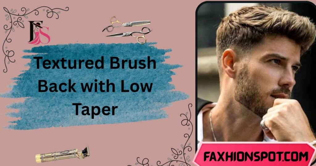 Textured Brush Back with Low Taper
