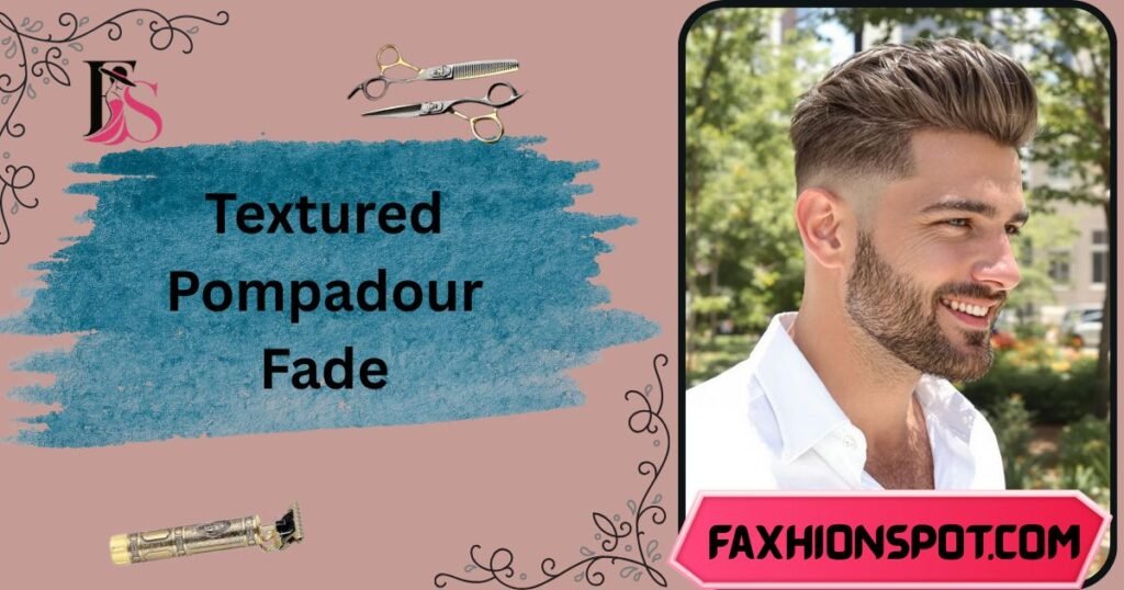 Textured Pompadour Fade