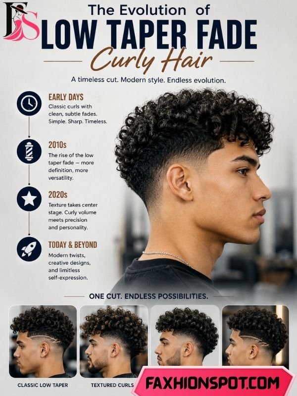 The Evolution of Low Taper Fade Curly Hair