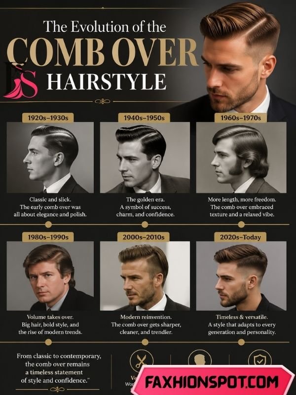 The Evolution of the Comb Over Hairstyle