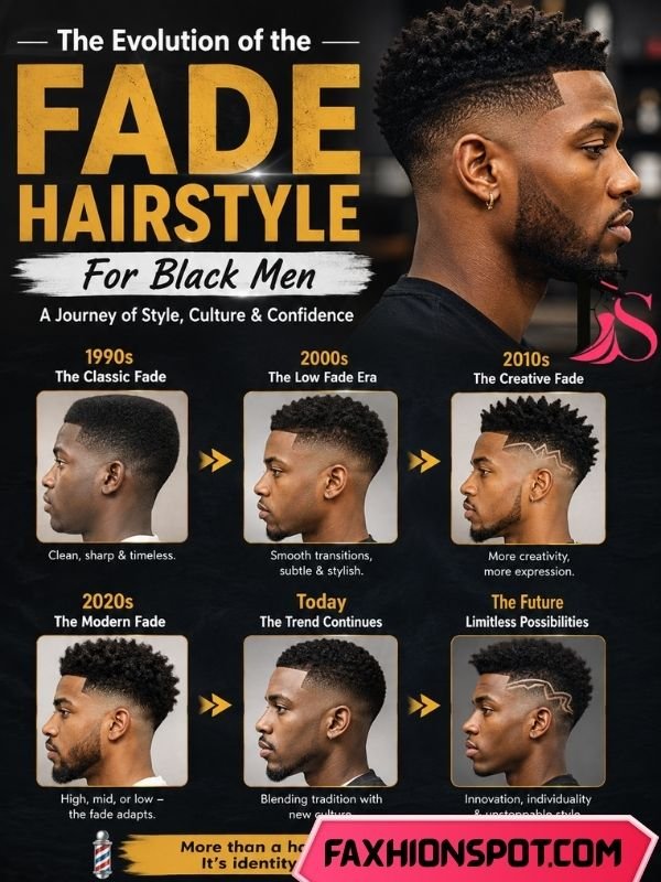 The Evolution of the Fade Hairstyle For Black Men