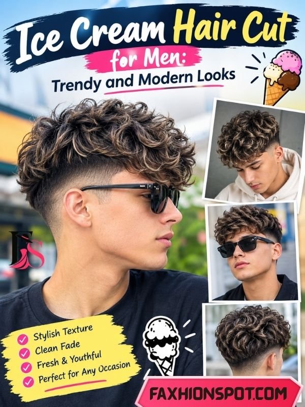 Ice Cream Hair Cut for Men Trendy and Modern Looks