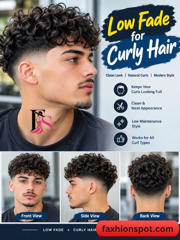 Low Fade for Curly Hair