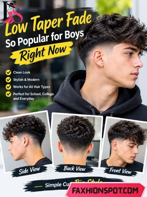 Low Taper Fade So Popular for Boys Right Now
