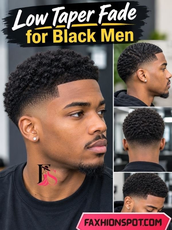 Low Taper Fade for Black Men