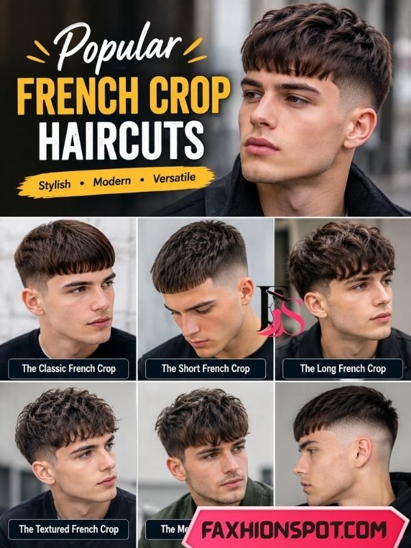 Popular French Crop Haircuts
