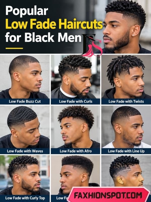 Popular Low Fade Haircuts for Black Men