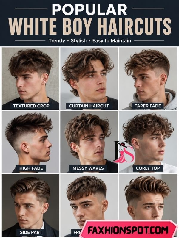 Popular White Boy Haircuts