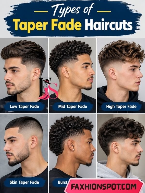 Types of Taper Fade Haircuts