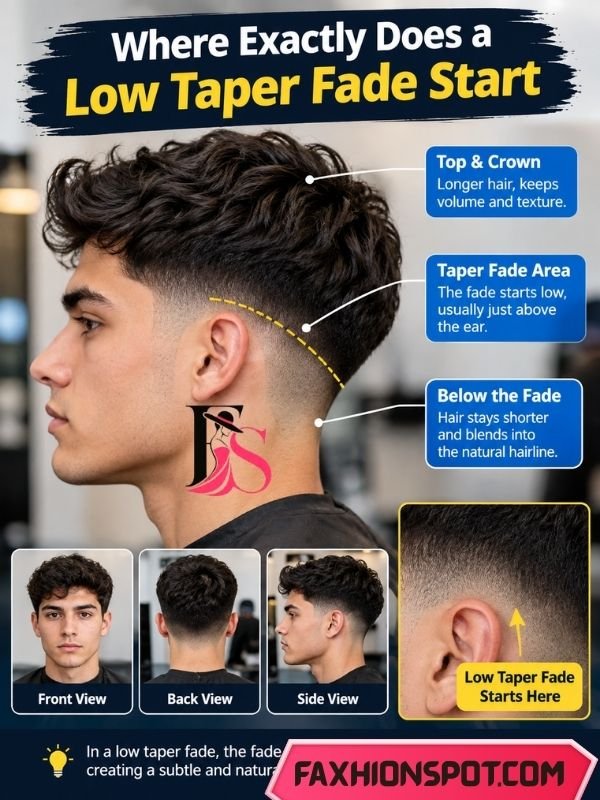 Where Exactly Does a Low Taper Fade Start