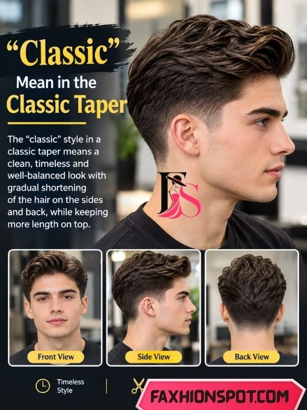 classic” mean in the classic taper