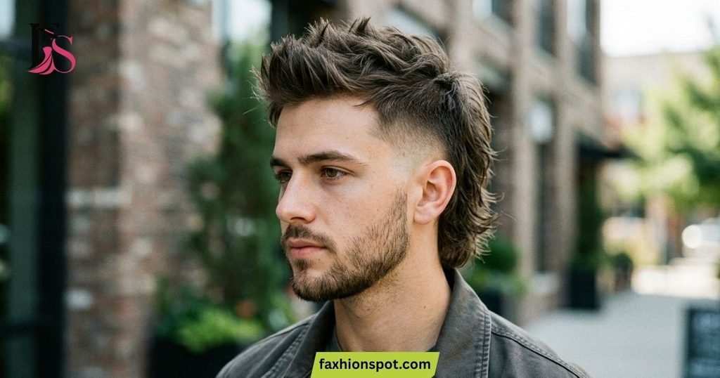 Low Fade Faux Hawk Mullet