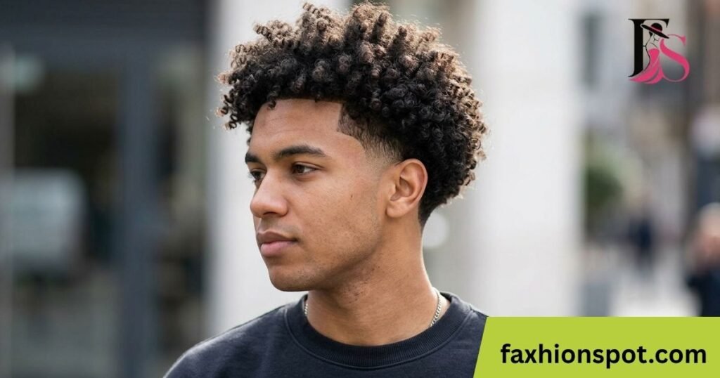 Low Taper Fade Perfect for Curly Hair