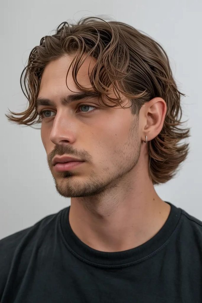 Wavy Volume Mullet