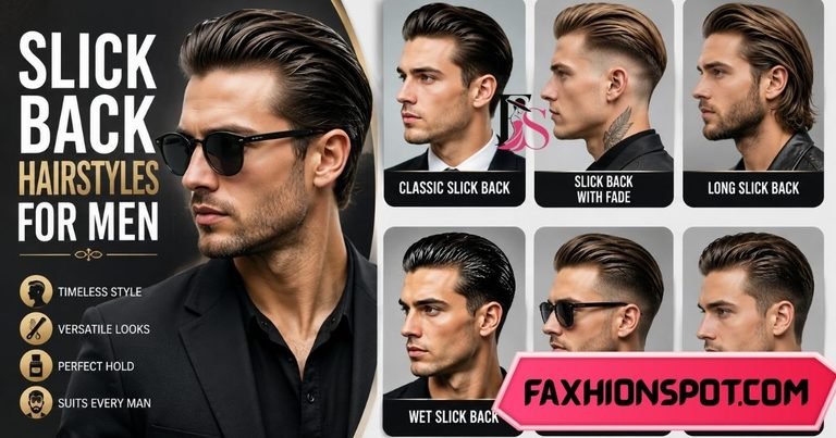 Slick Back Hairstyles for Men
