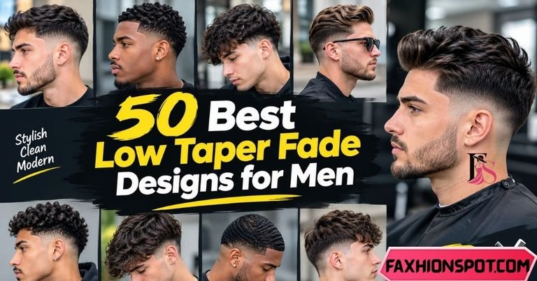 50 Best Low Taper Fade Designs for Men