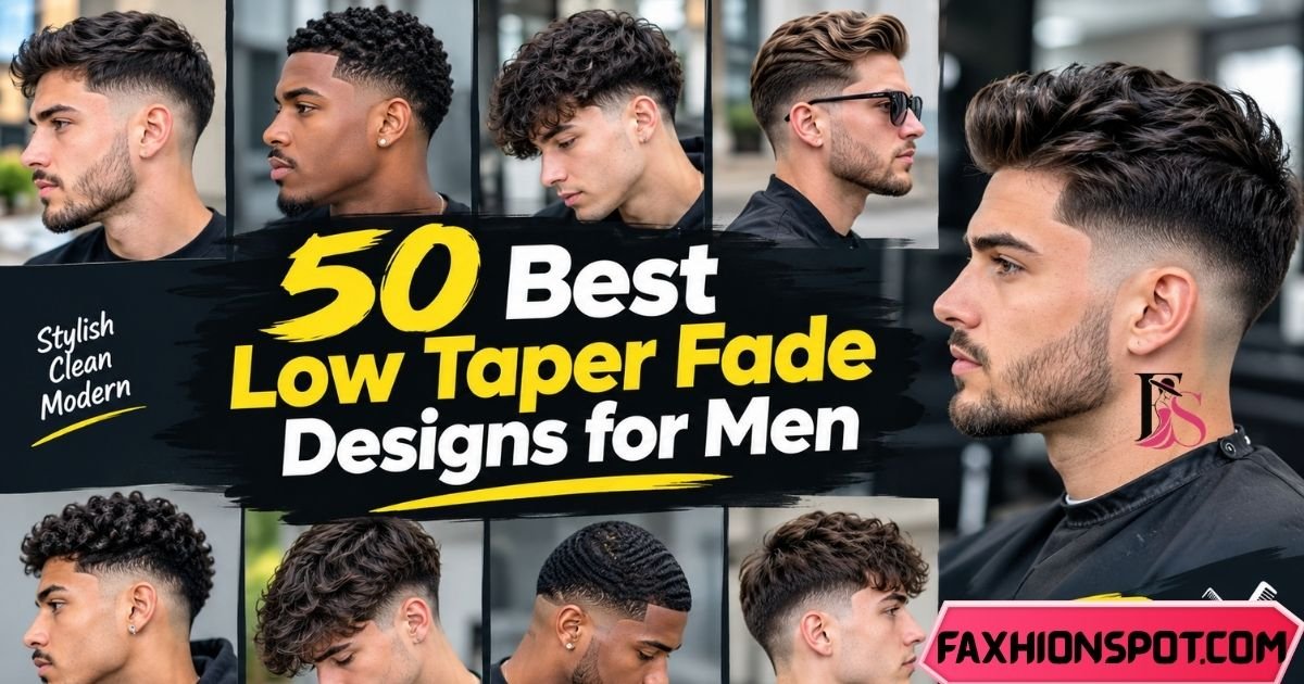 50 Best Low Taper Fade Designs for Men