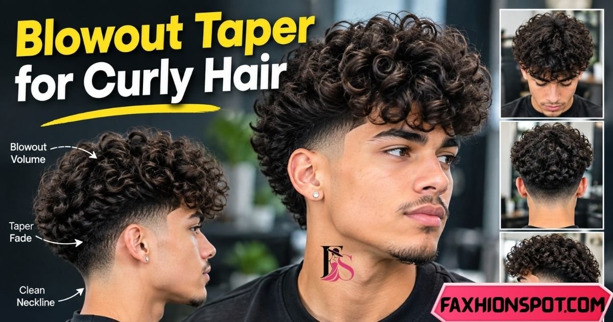 Blowout Taper for Curly Hair