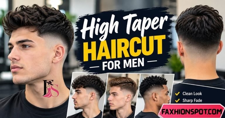 High Taper Haircut for Men