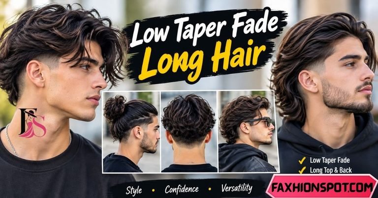 Low Taper Fade Long Hair