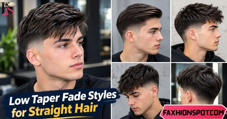 Low Taper Fade Styles for Straight Hair