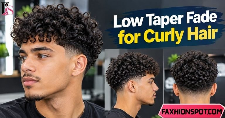 Low Taper Fade for Curly Hair